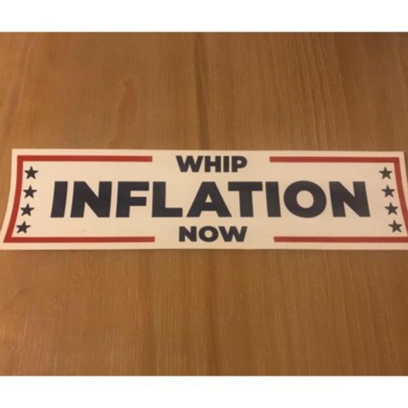 Whip Inflation Now Bumper - Picture 1 of 1